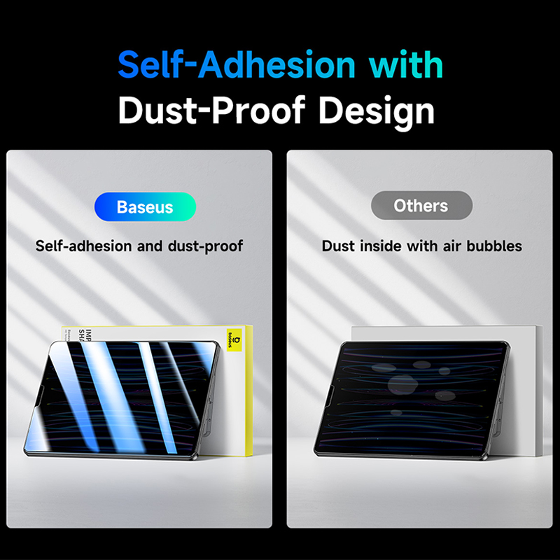 Baseus 強化ガラス iPad Pro 13 2024 11 12.9 インチスクリーンプロテクター iPad Air 6 5 4 3 mini 6 フィルム iPad 10 9 8 7 世代