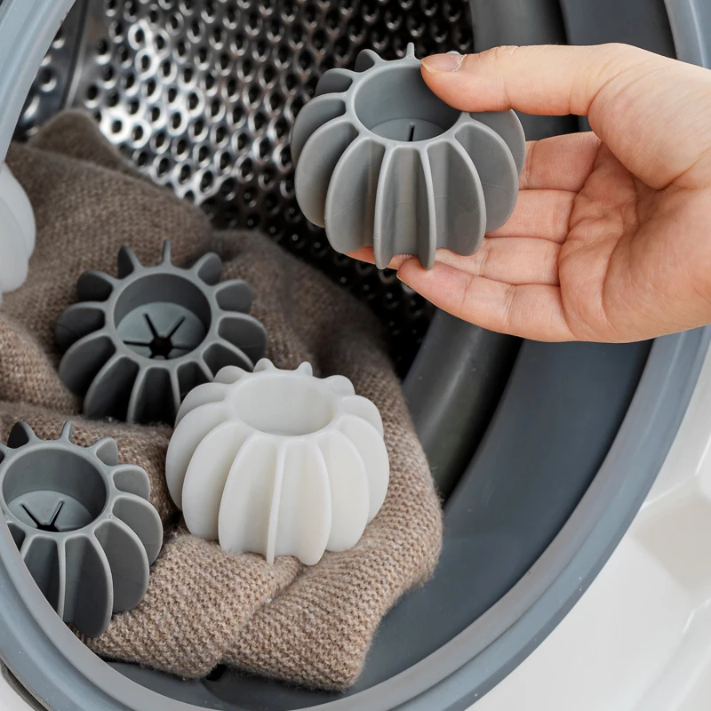 Bola de lavanderia de silicone reutilizável roupas ferramenta de limpeza de cabelo removedor de pêlos de animais de estimação máquina de lavar gato coletor de pêlos bola de lavanderia