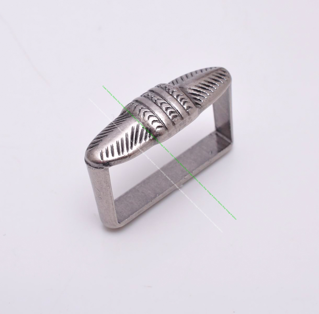 Antique Silver Texas Southwest Cowboy Engraved Rodeo Belt Buckle Loop and Tip Three Piece Set Unisex Fits 25mm Strap