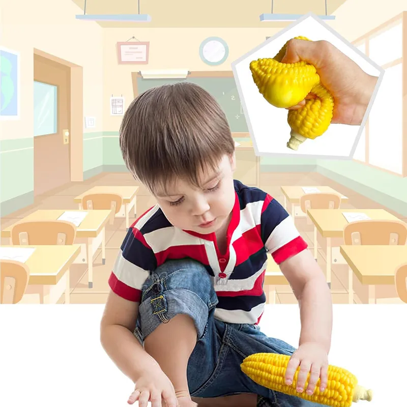 ผลไม้น่ารัก Squishy ลูกความเครียด - ยืด Fidget Sensory ของเล่นสําหรับความวิตกกังวลบรรเทาและผ่อนคลายมือ - ของเล่นกล้วยที่เพิ่มขึ้นช้าๆ