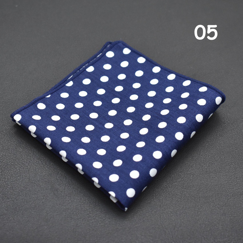 Lenço Lenço Lenço de Algodão Quadrado Polka Dot masculino, Lenço Branco Navy, Vestido Formal, Lenço de Casamento, Noivo, Toalha Peito
