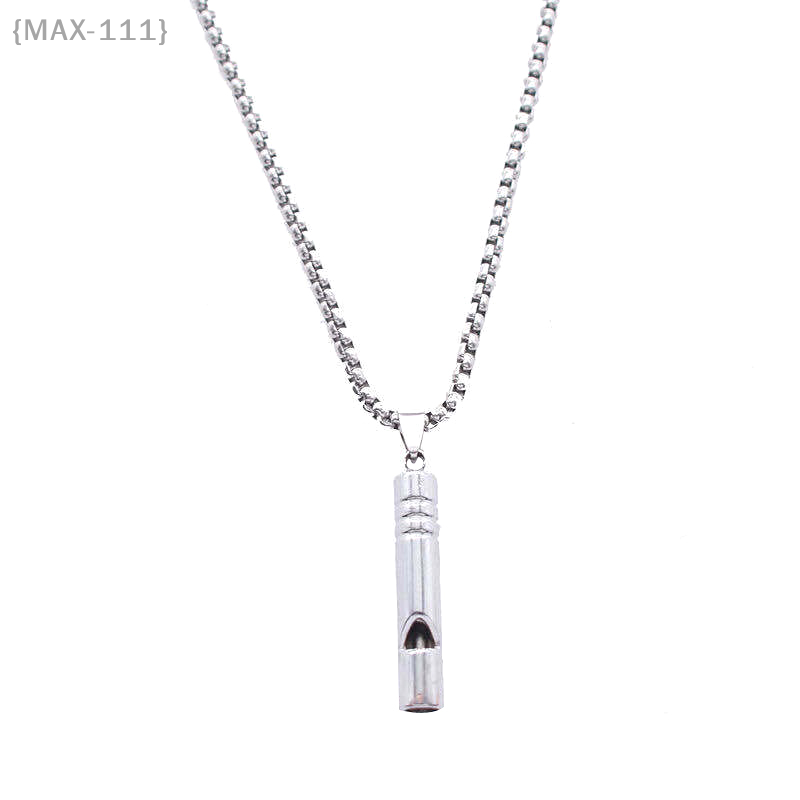 Fluitje ketting hanger noodoverlevingsfluitje buiten wandelen kamperen kettingen roestvrij staal punk fluitje