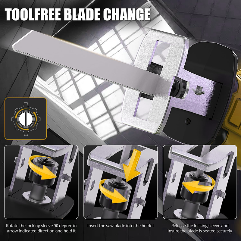 Scie alternative électrique déesse, scie multifonctionnelle pour couper le bois, outil électrique sans fil pour batterie Dewalt 20V ﻿