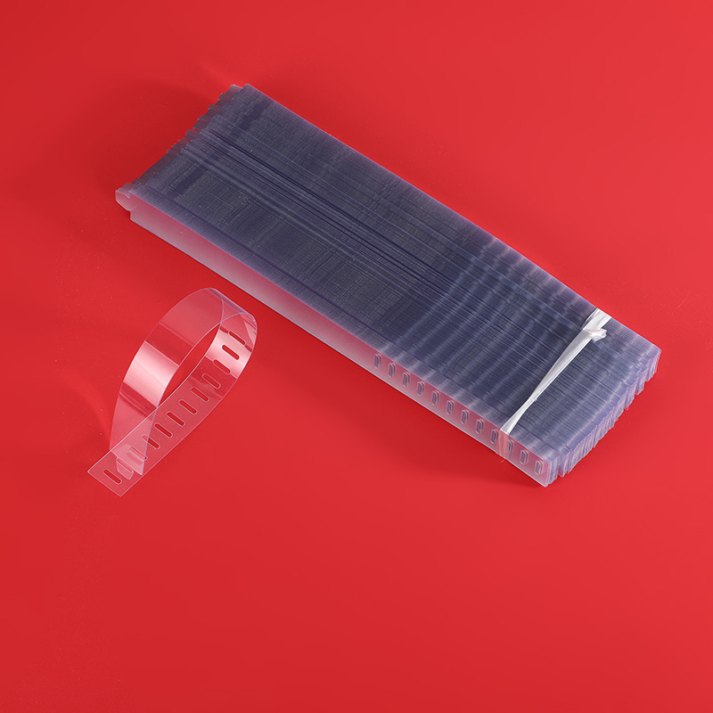 50 peças de colarinho de plástico permanece, acessórios de roupas transparentes