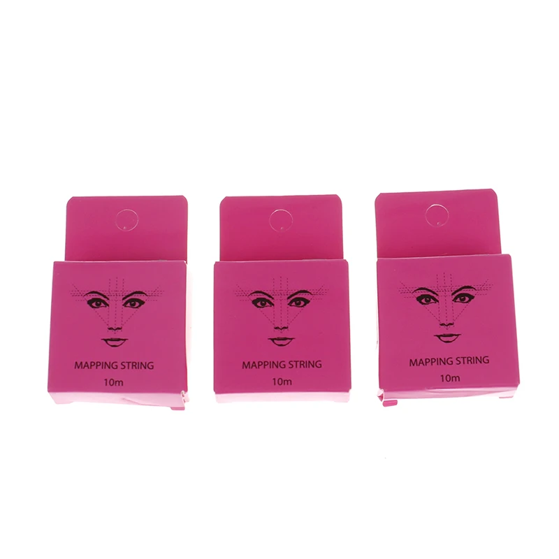 3 สี 10M Eyebrow Tattoo Mapping String ด้ายหมึก Marker