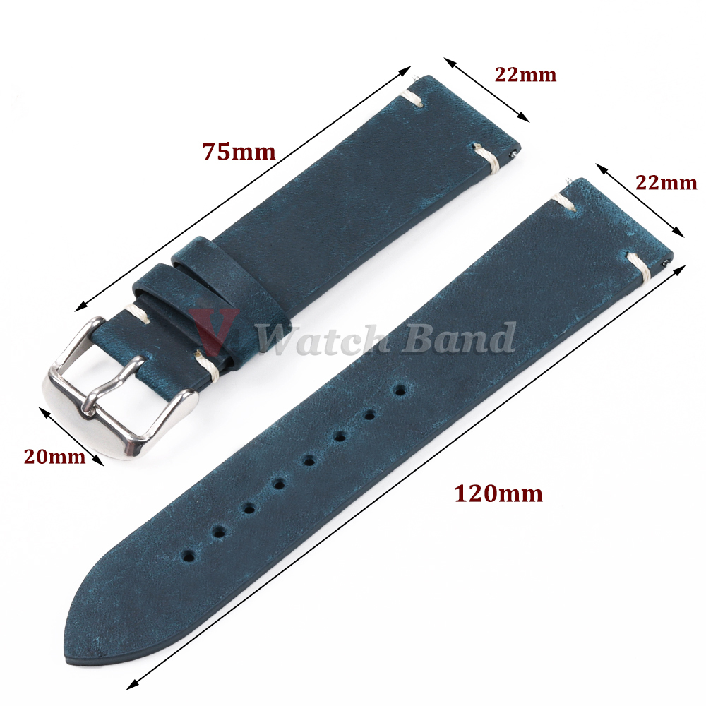 Kalbslederarmband für Omega für Seiko Uhrenarmband Braun 18 20 21 22 24 mm Armband für Casio für Rolex Uhrenzubehör