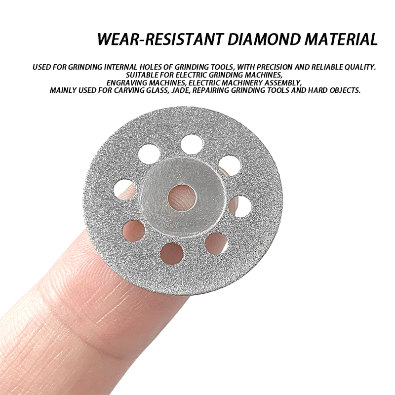Lama da taglio diamantata elettrodeposta da 20mm 22mm 25mm combinazione di lame per seghe elettriche ad alta durezza durevoli