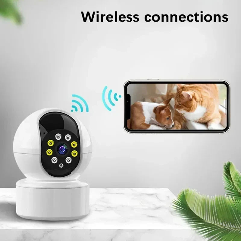Xiaomi 6k câmera inteligente rotativa wifi controlável vigilância áudio bidirecional rastreamento automático cor monitor de visão noturna câmera interna