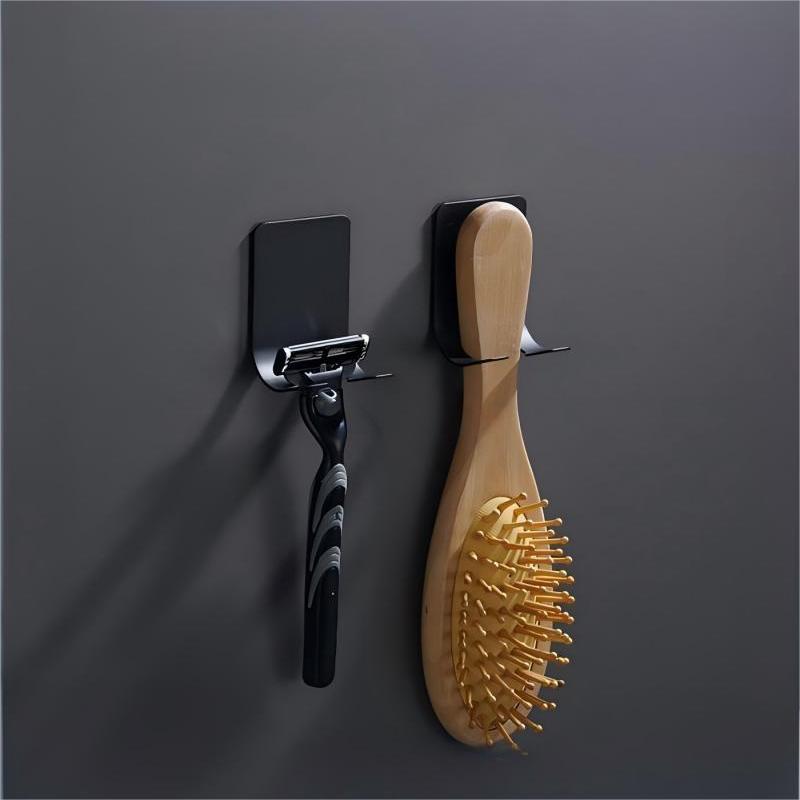 2 Stuks Scheermes Houder 304 Roestvrij Staal Mannen Scheren Scheerapparaat Scheermes Stand Plank Scheren Scheermes Opbergrek Badkamer Haak organizer