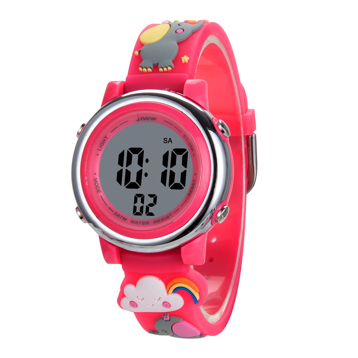 UTHAI H120 Relógio Esportivo Dos Desenhos Animados das Crianças Despertador 30M À Prova D 'Água Crianças SmartWatch Estudante Meninos Meninas LED Relógios Eletrônicos