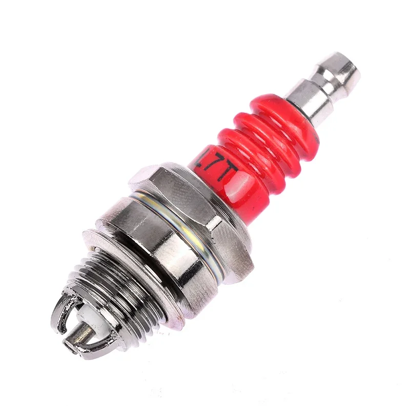 2PCS 3-Sided POLE Spark Plug L7TJC สําหรับลูกโซ่เบนซินและเครื่องตัดแปรงสวนเครื่องจักรเครื่องตัดหญ้าเครื่องมืออุปกรณ์เสริม