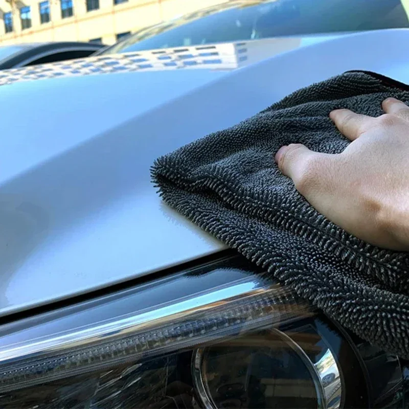 Mikrofasertuch, Auto-Reinigungswerkzeug, saugfähiges Handtuch, Zopftuch, doppelt verdicktes Twist-Zopftuch, saugfähiges Handtuch, Amagi