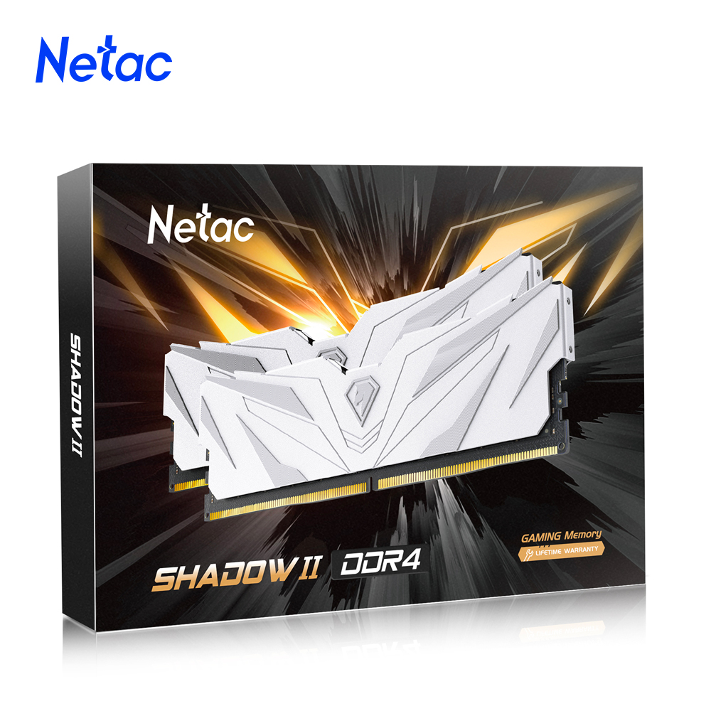 Netac Ram mémoire DDR4 8gb 16gb DDR4 3200mhz 3600mhz 2666mhz mémoire dissipateur thermique XMP2.0 288Pin UDIMM double canal pour carte mère PC