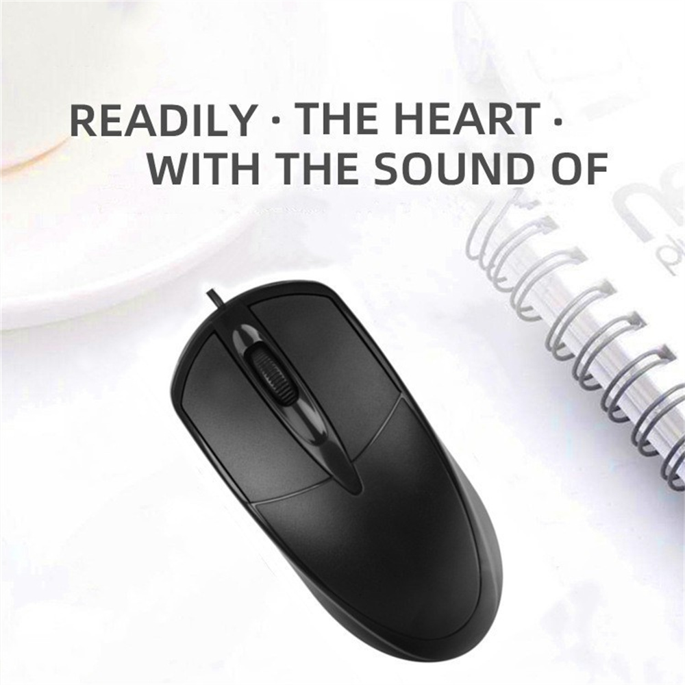 Souris d'ordinateur filaire USB souris optique Gamer PC portable ordinateur portable souris souris pour bureau usage domestique