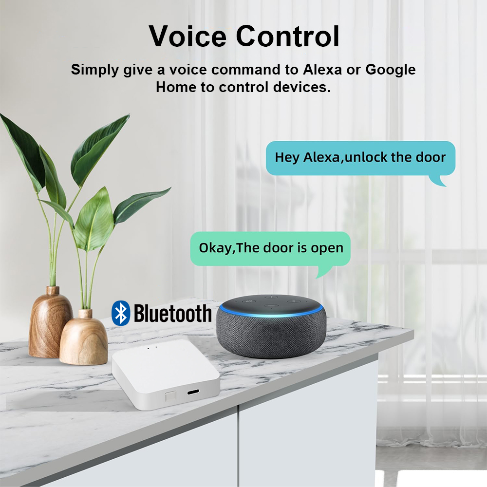 Tuya Bluetooth Gateway Hub oder Bluetooth Temperatur- und Feuchtigkeitssensor mit APP-Fernbedienung, Thermometer, Hygrometer, Sensor für Zuhause