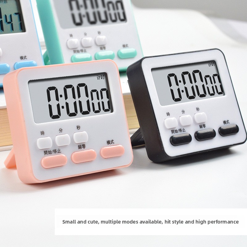 Kookwekker Alarm Countdown Studietijd Manager Visuele timer Herinnering Klok Stopwatch Tracker Keeper-apparaat