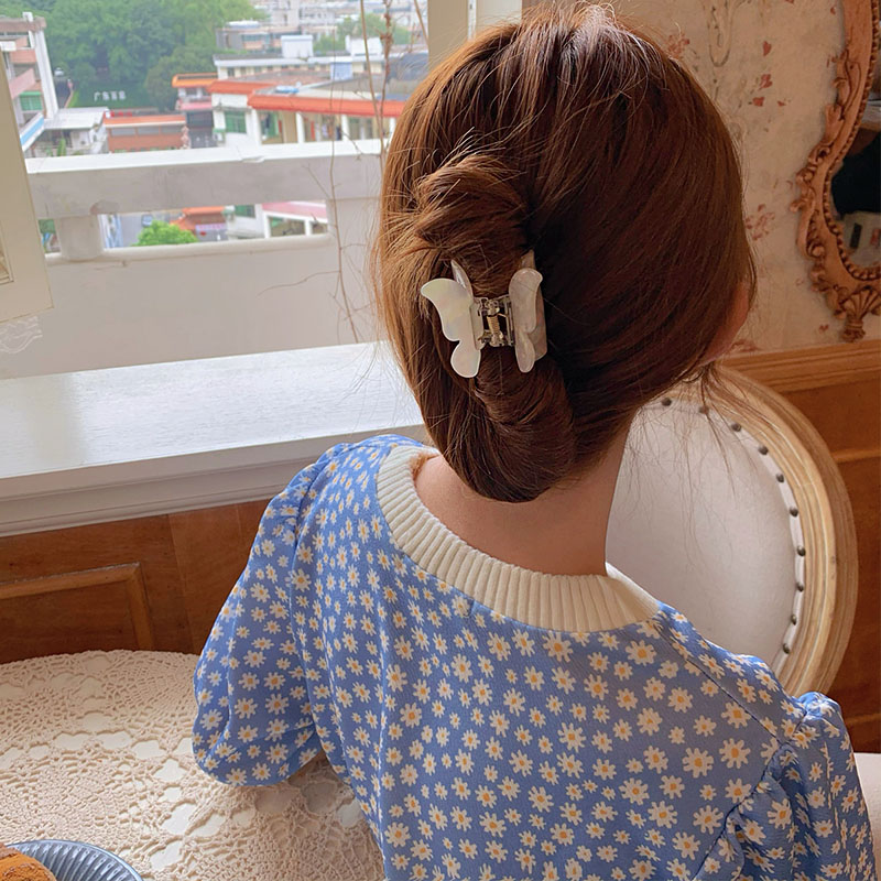 Women High Quality Acetate Colorful Butterfly Hair Claws Elegant Hair Decorate Hairpins Long Hair Hold Headband Hair Accessories