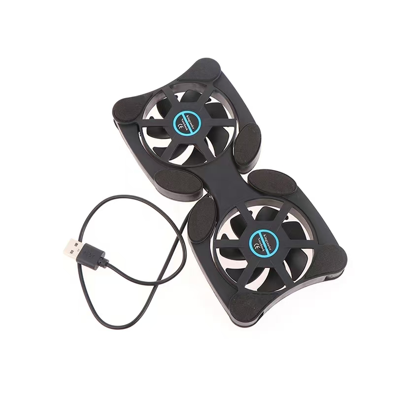 Mini ventilateur USB pliable pour ordinateur portable, support pour ordinateur portable, refroidisseur, tapis de refroidissement, accessoires informatiques