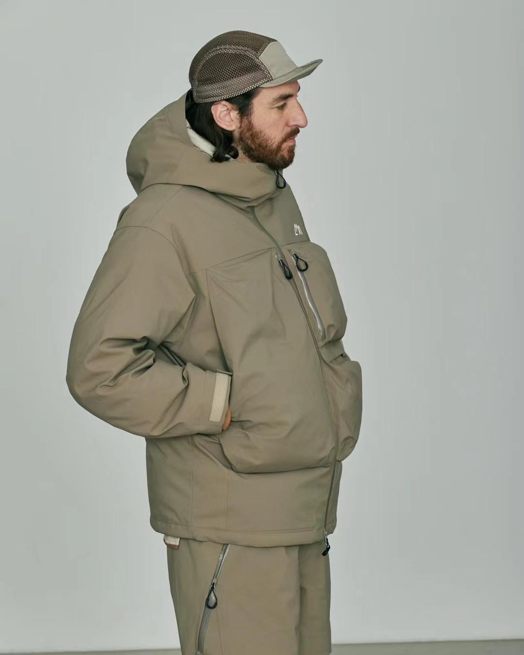 CMF Outdoor Guide down Coexist L7 Mountain Series Hooded Goose down Jacket Waterproof Youth Fashion Regular Length Pure Color