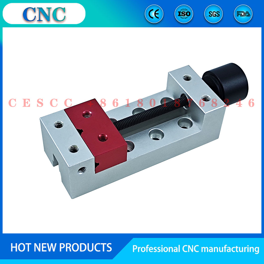 Mini Drill Press Vise 2.56-Inch Jaw Width Flat Clamp Bench Vise for Carving Engraving Machine Bench Drill Watch Repairing