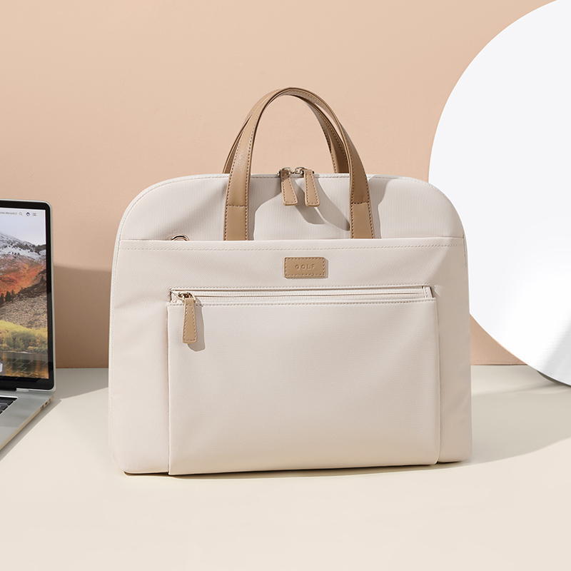 GOLF Laptop Bag Shockproof Elegant Long Strap Briefcase Handbags Office 15 inch Notebook Pouch Cross Bags for Women Trend 2024