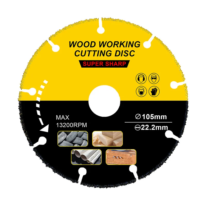 Disco de sierra de 115mm, multiherramienta, cortador de madera, amoladora angular para hojas de sierra de carburo de madera, disco de corte de madera