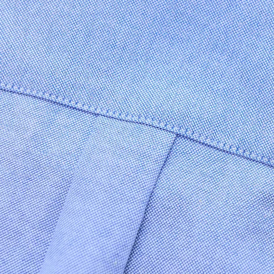 Camisa 100% de algodón para hombre, camisa Oxford informal a cuadros de manga larga con estampado de Color sólido, camisa de vestir Formal de ajuste Regular de gran tamaño 7XL 6XL 5XL