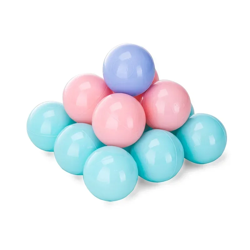 50pcs Blue Ball Pit Balls Ocean Balls for Babies Ball Pit Children Soft Plastic Pool Balls Parties Playground Toys Pool Ball New