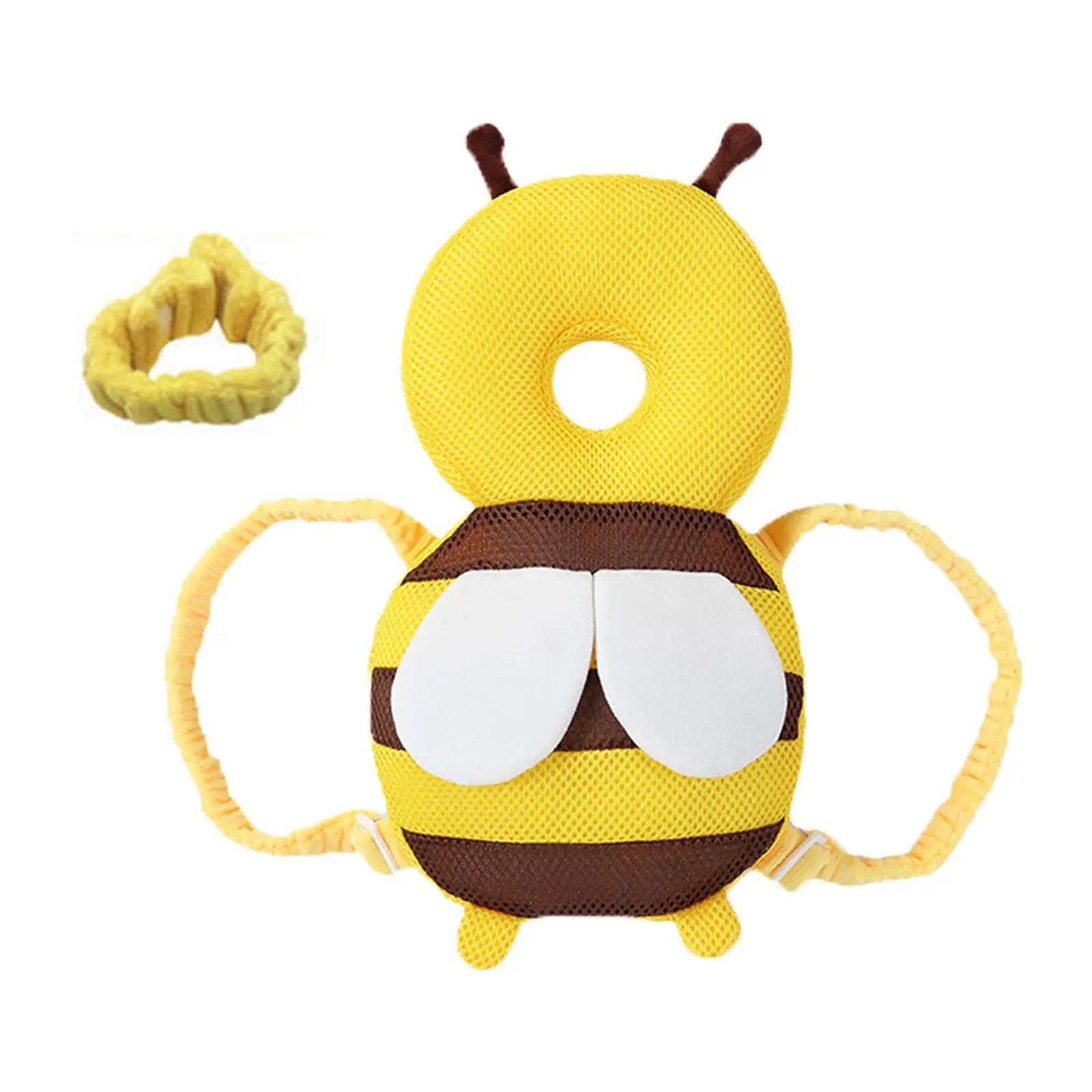 Mochila con forma de Animal para bebé, Protector de cabeza ajustable y transpirable, para correr, gatear y caminar