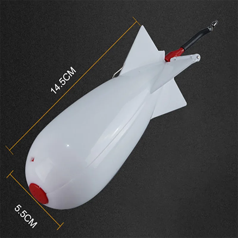 Fishing Rocket Feeder Large Small Spod Bomb Float Lure Bait Holder  Pellet Rockets Feeders Position Gear Accessories