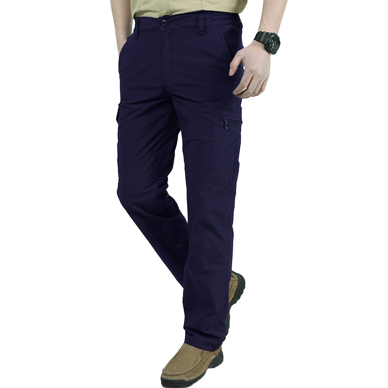 Pantaloni casual da uomo Pantaloni cargo estivi con tasche multiple Pantaloni sottili ad asciugatura rapida Escursionismo all'aperto Allenamento Pantaloni lunghi traspiranti Novità