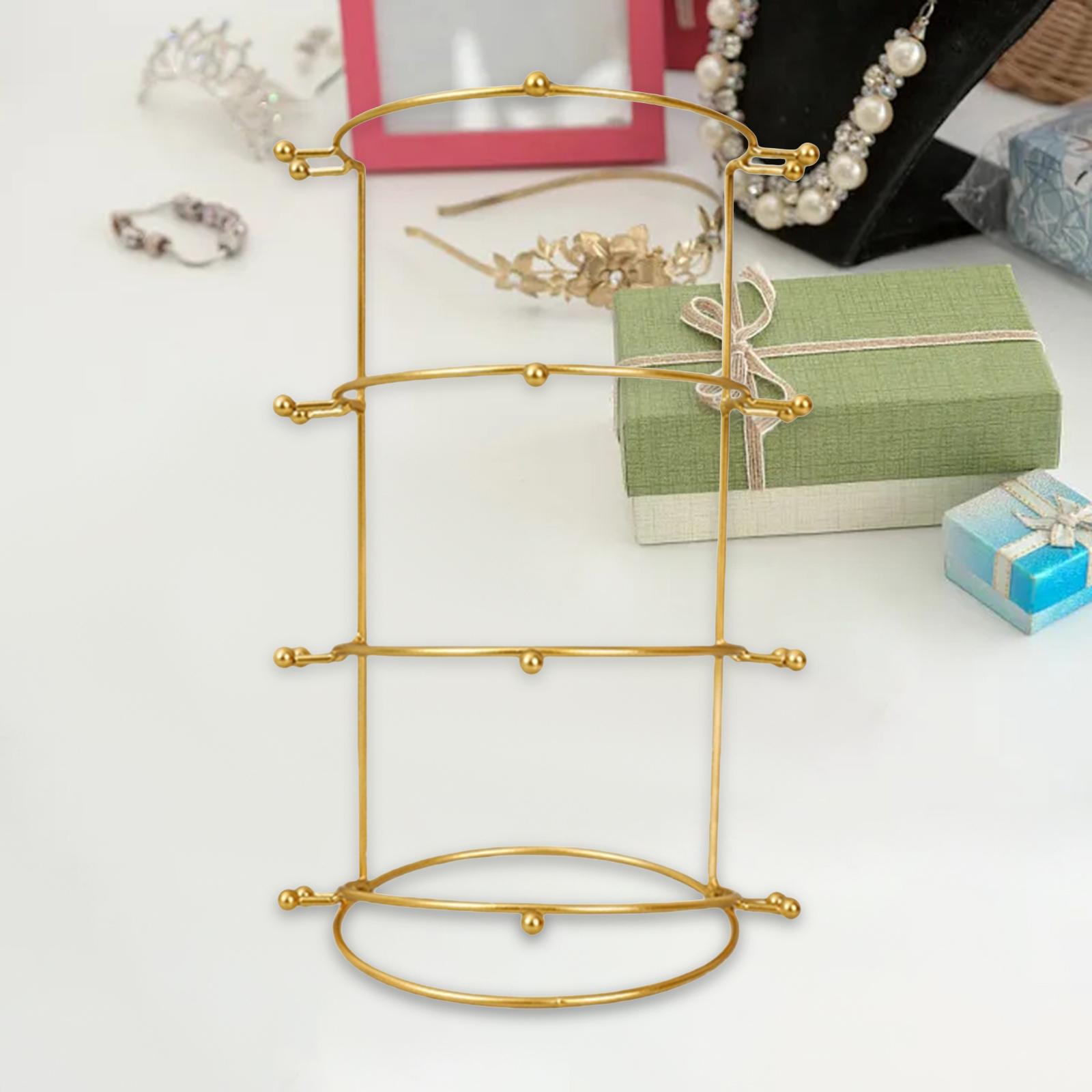 Wedding Hair Crown Rack Jewelry Storage Rack Princess Crown Rack Tiara Support Stand for Bride Showcases Desktop Party Decor