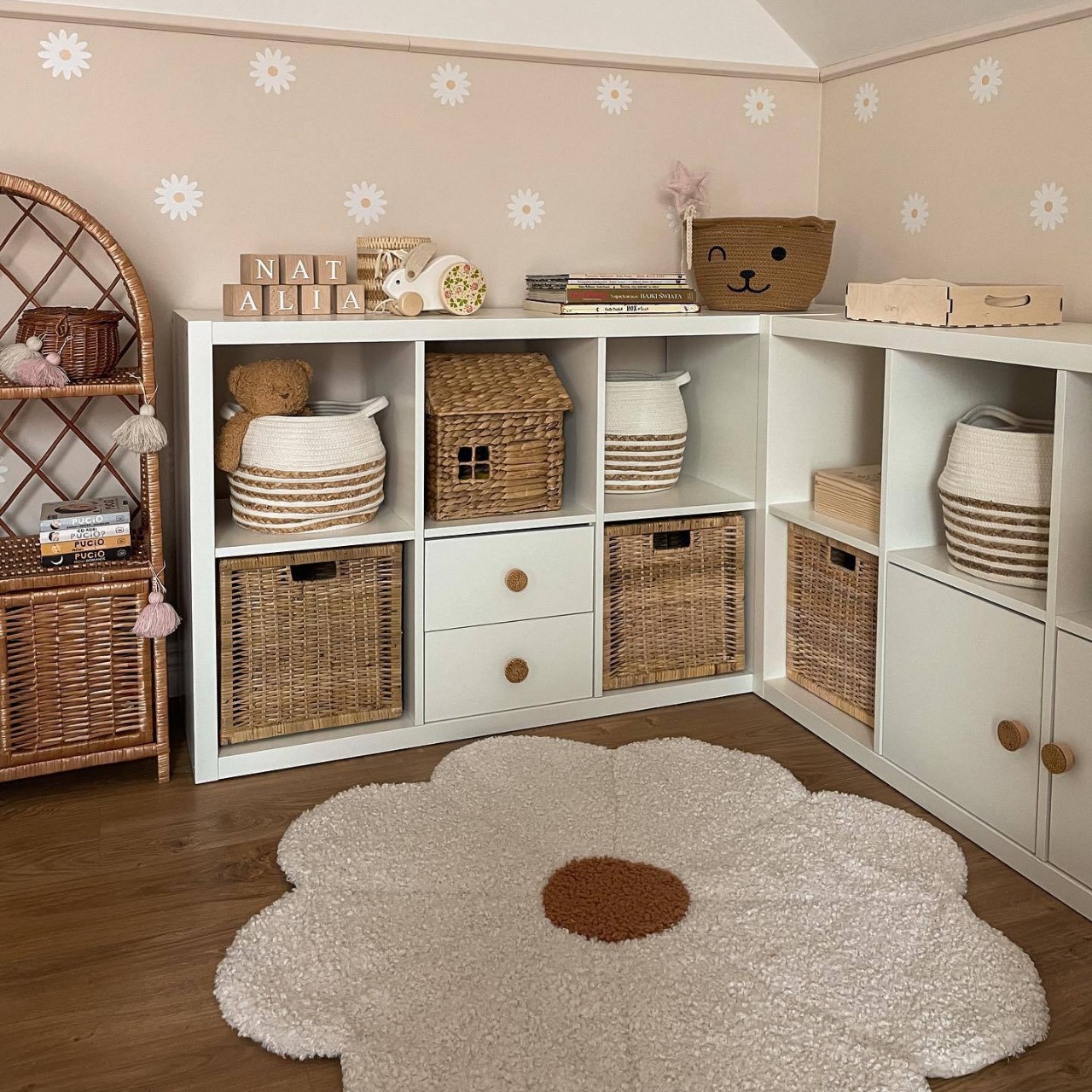 INS SUNFLOWER Daisy Fried Egg พรมเกมผ้าห่มแผ่นปีนเขาเด็กคลานเสื่อเสื่อเกม