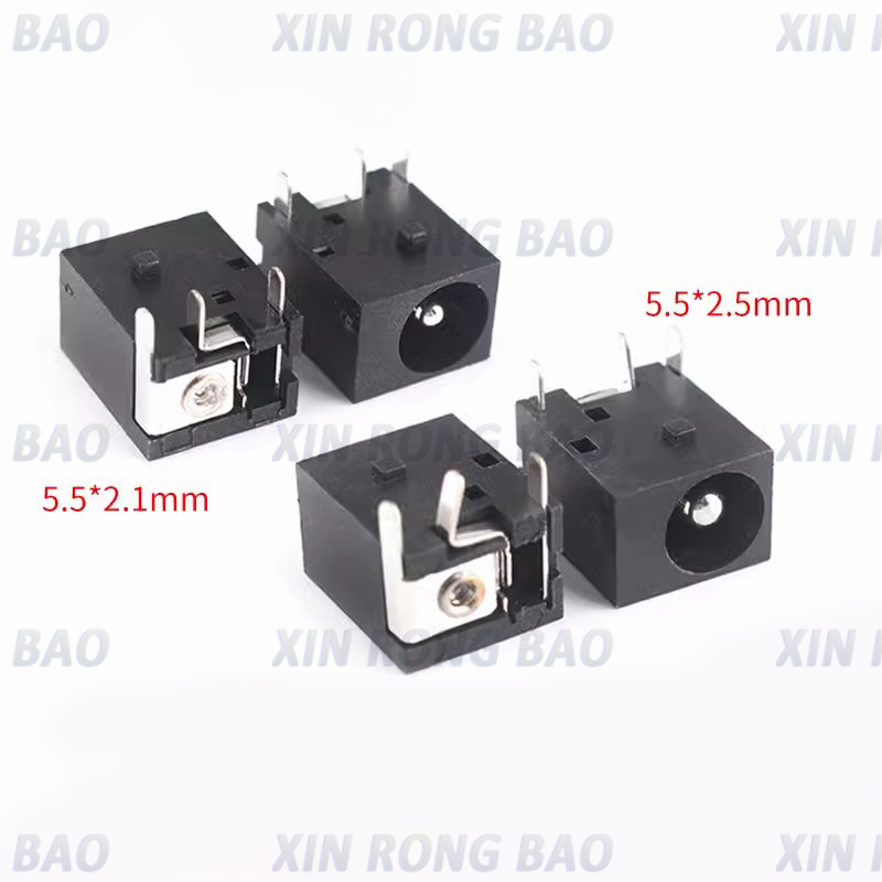 10 peças DC-044A DC-044 tomada de alimentação dc 5.5*2.1mm 5.5*2.5mm usada em notebook 5 pinos/3 pinos tomada de energia dc044