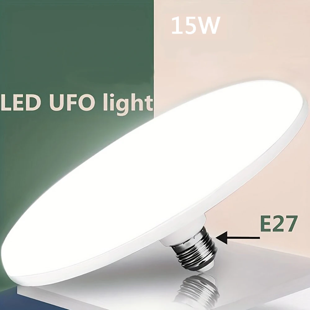CCSN 1 pieza de diámetro E27 220v bombilla LED Base lámpara de ahorro de energía para el hogar iluminación interior platillo volador lámpara de techo