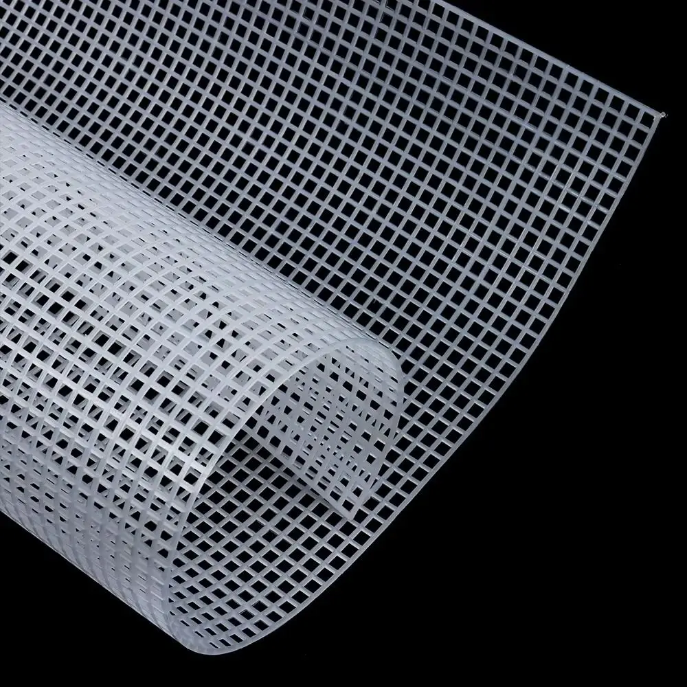 33*50CM Plastic Mesh Cloth Bag Rug Thread Hook Craft Supplies DIY Handcraft Latch Hook Accessory Hook Crafts Durable Grid About