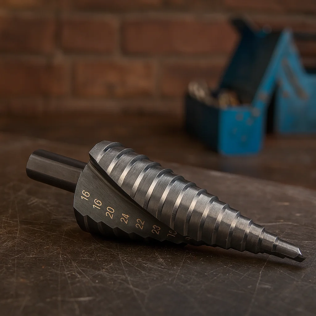 1 Uds. Broca escalonada de cobalto HSS 4-32MM taladro cónico de vástago triangular en espiral de acero de alta velocidad para herramientas de bricolaje de carpintería de Metal