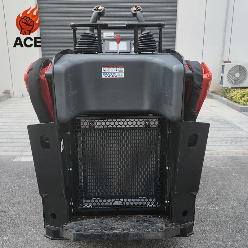 Kubota engine V1000 mini skid steer track loader EPA EURO5 china skid steer loader garden Small Skid Steer Loader for customize
