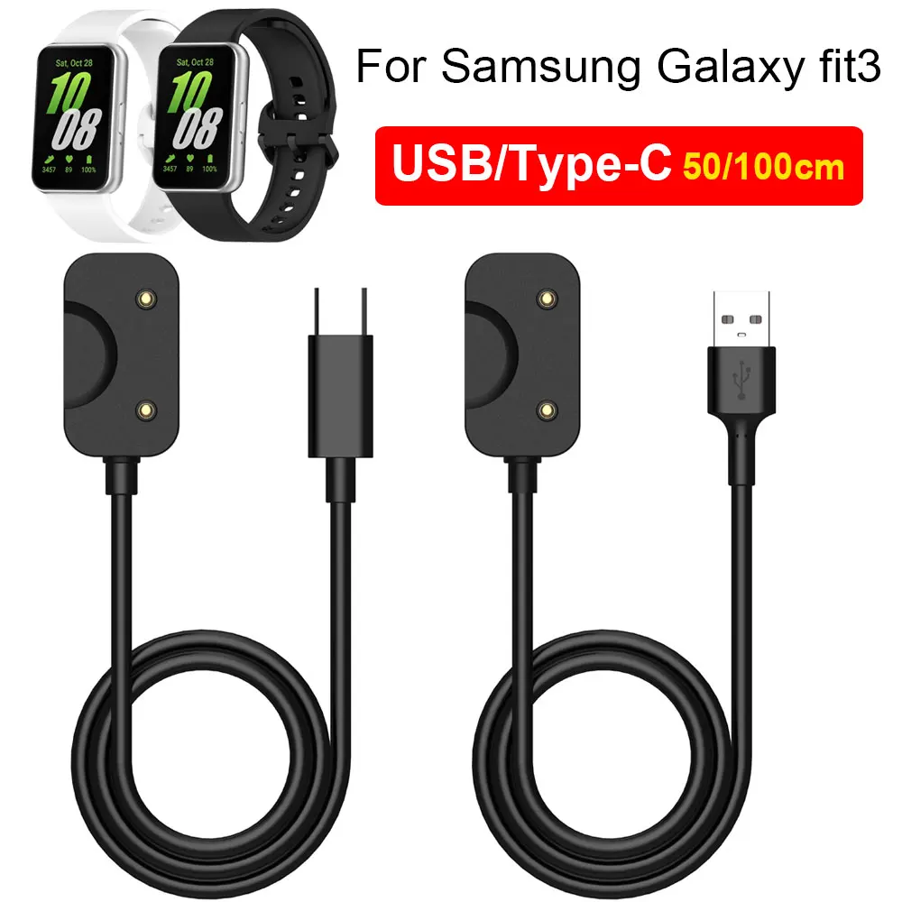 Official USB Type-C Charging For Samsung Galaxy Fit 3 R390 Dock Charger Adapter Cable Power Charge Wire Galaxy Fit3 Accessory