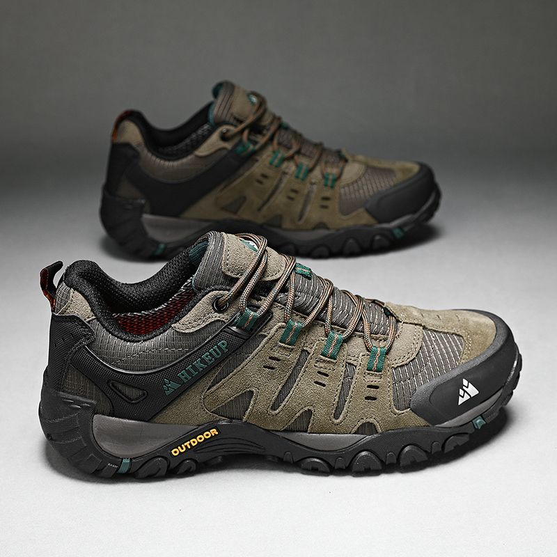 Hikeup herren wanderschuhe wildleder outdoor schuhe verschleiß feste männer trekking wander jagd taktische turnschuhe
