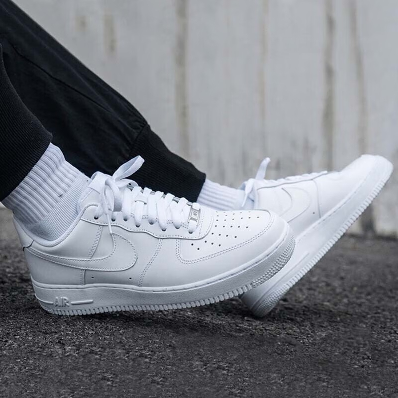Nike Original blanco Air Force 1 07 zapatos bajos de moda zapatos casuales ligeros transpirables para hombre