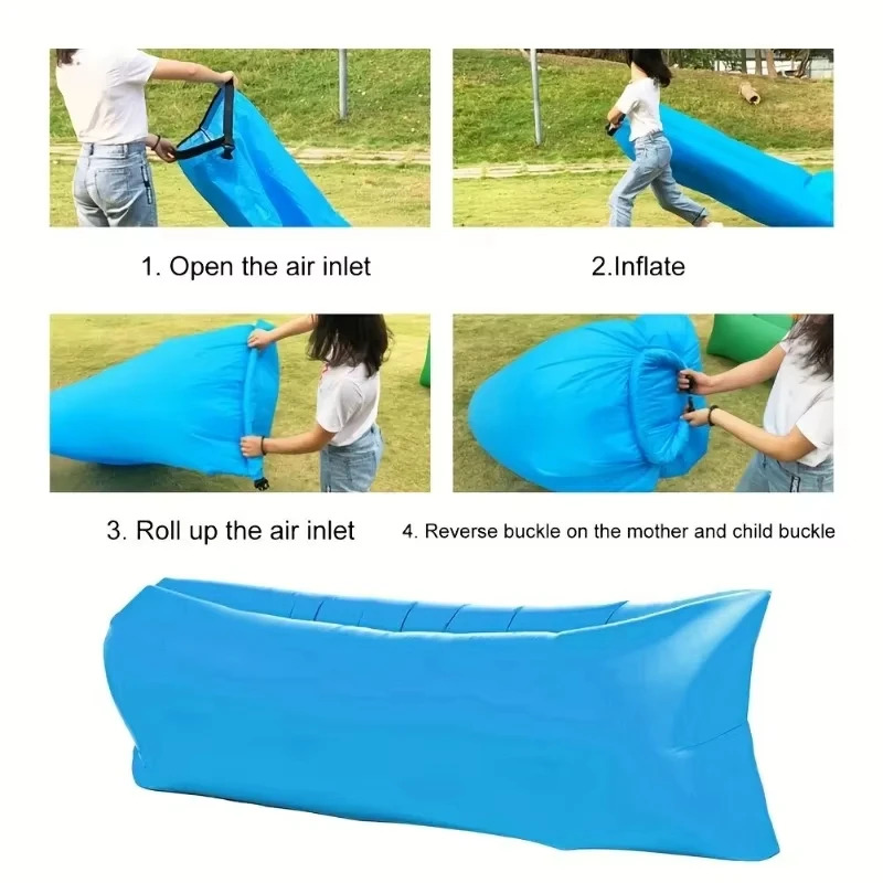 Bolsa de sofá inflable, sofá portátil para acampar, colchón, sillón para Festival de Música