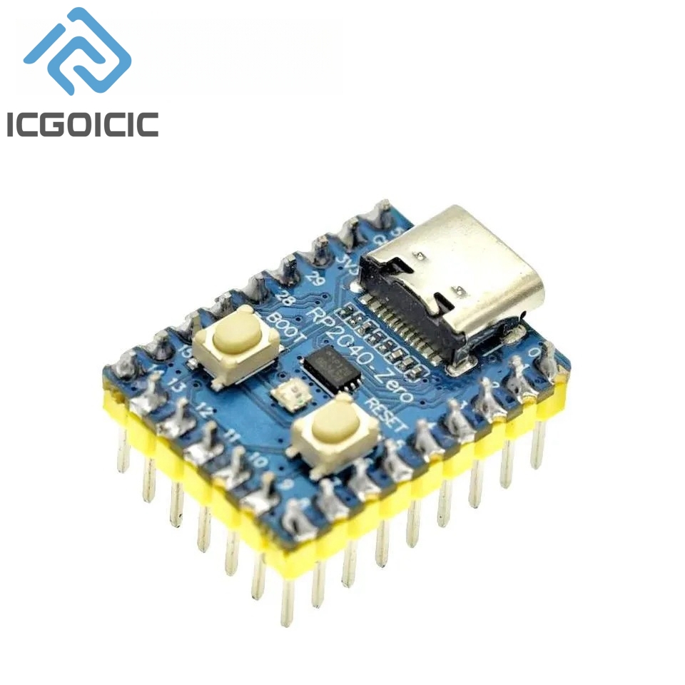 RP2040-Zero RP2040 pour microcontrôleur Raspberry Pi, Module de carte de développement PICO, processeur double cœur Cortex M0 +, Flash 2 mo