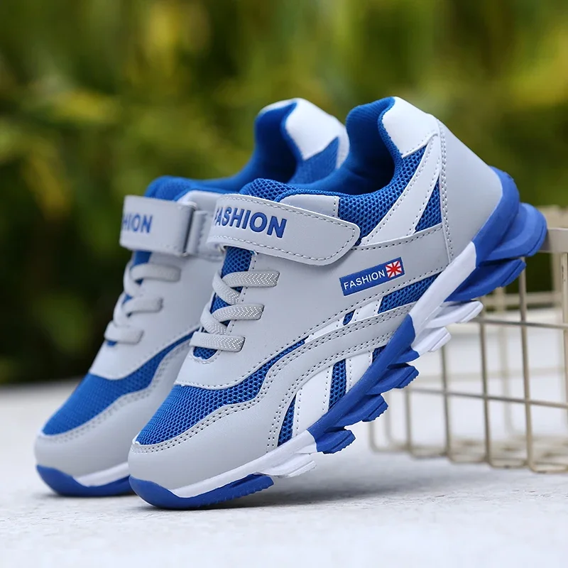 Chaussures de course pour enfants, baskets décontractées au Design de luxe, chaussures de sport en maille respirantes, chaussures de Tennis confortables pour garçons