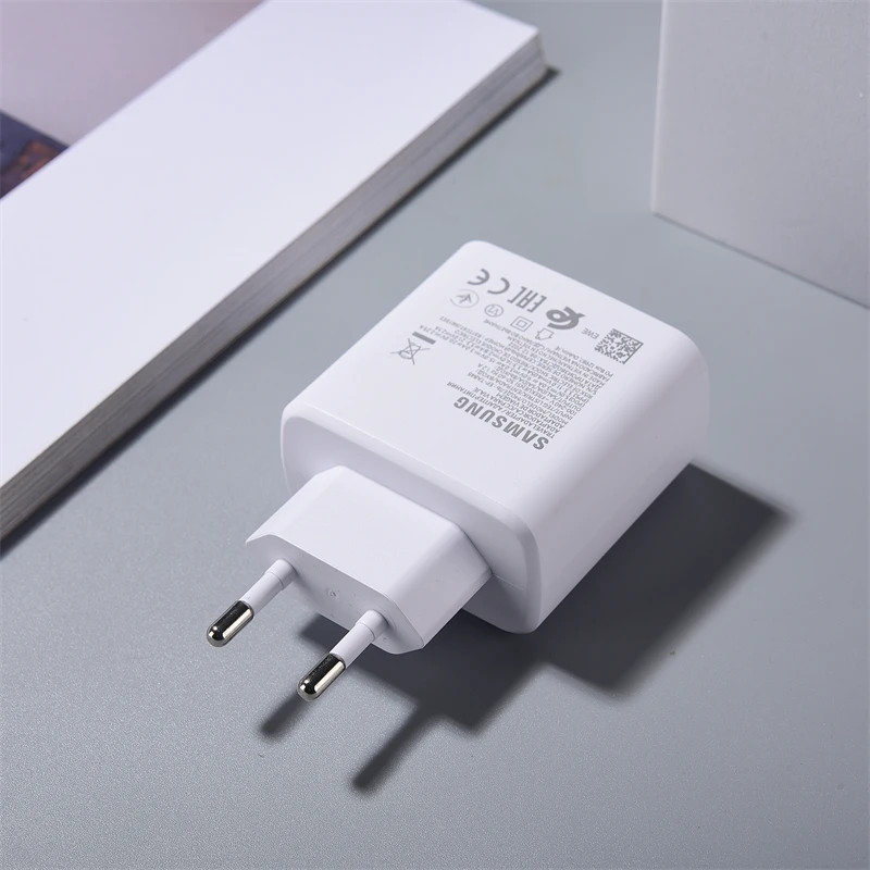 SAMSUNG 45W Super Fast Charger for Galaxy S24 S25 Z Flip Fold 6 5 4 S24 S23 S22 Note20 Ultra Plus A55 5A USB C to USB C PD Cable
