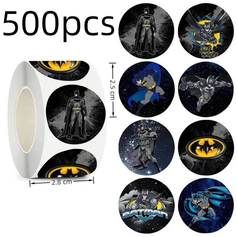 สติ๊กเกอร์ซูเปอร์แมนและแบทแมน 50 ชิ้น - ไวนิลกันน้ำ |   เหมาะสำหรับตกแต่งแล็ปท็อป ขวดน้ำ และเป็นของขวัญสำหรับแฟนๆ ซูเปอร์ฮีโร่