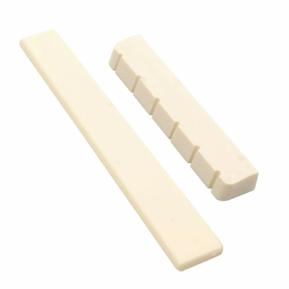 Selle de guitare classique à 6 cordes + écrou, pont en os blanc, accessoires de guitare