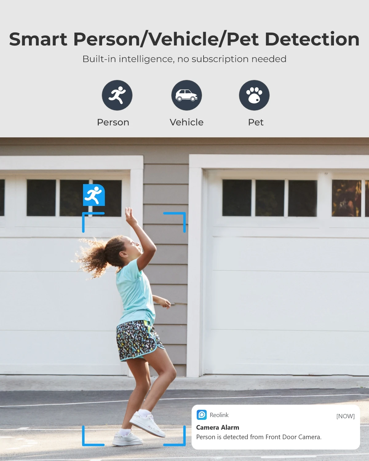 Reolink 4K PoE Cámara IP 8MP PTZ al aire libre Cámara de seguridad de seguimiento automático 355 °   Sartén y 90 °   Cámaras de vigilancia con detección inteligente inclinable