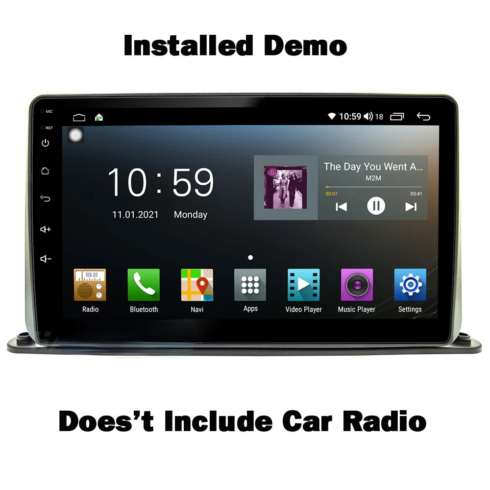 Fascia de Radio Universal para coche, Android 2, doble Din, 9 "y 10", para coche antiguo, camión, autocaravana, Panel estéreo, marco de montaje para tablero, Kit de molduras faciales