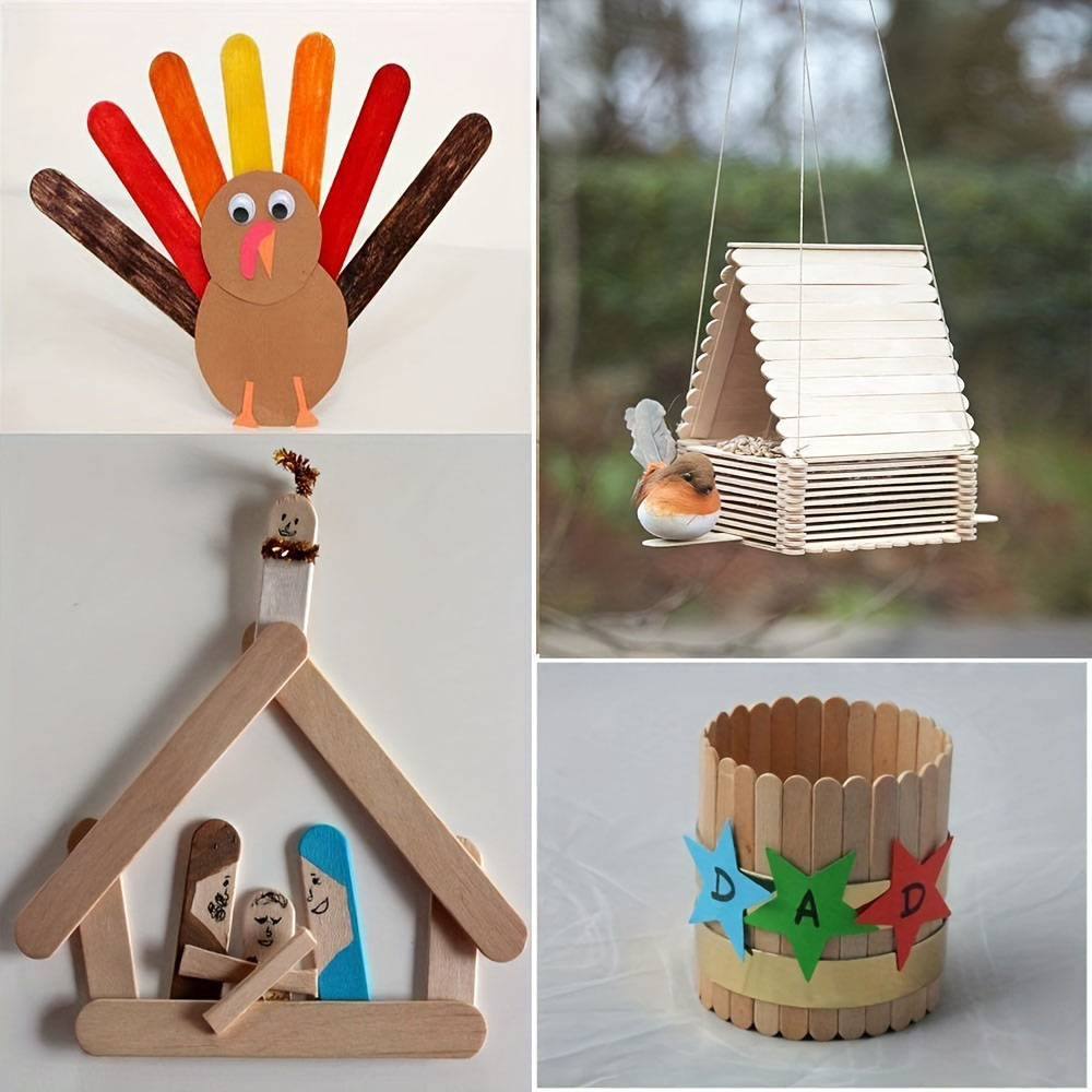 10pcs, 50pcs, 100pcs-114mm Waxing Wood Stick Wood Wax Scraper Applicator Body Hair Removal Craft Stick Applicator Scraper